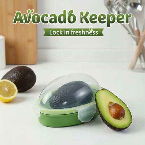 Avocado Keeper - Reusable Fresh Saver Container for Optimal Storage