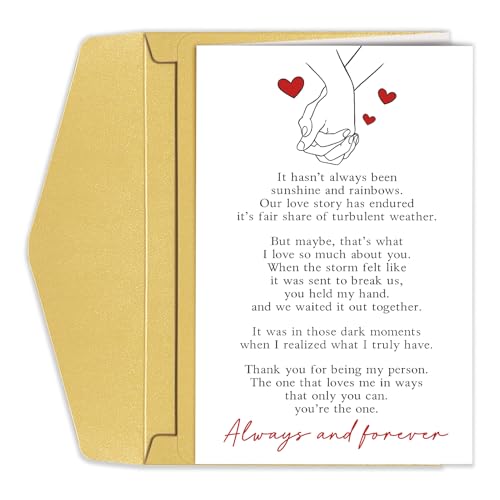 Romantic Valentine's Day Card - Heartfelt Poem for Loved Ones