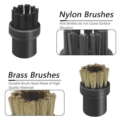 5 PCS Steam Cleaner Brush Attachment Set for Karcher SC Series