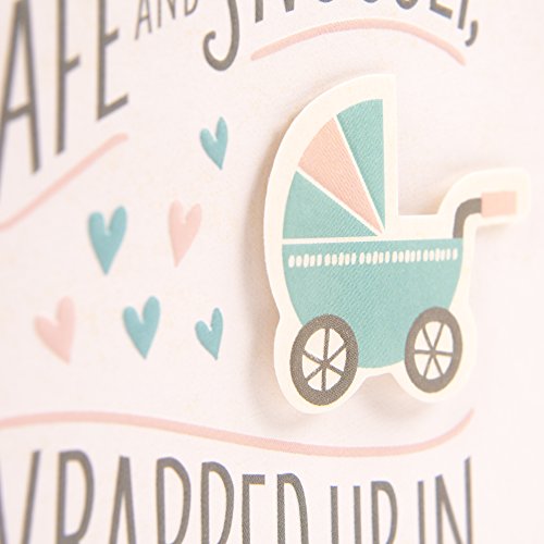 Hallmark New Grandparents Baby Congratulation Card, Gender Neutral Design