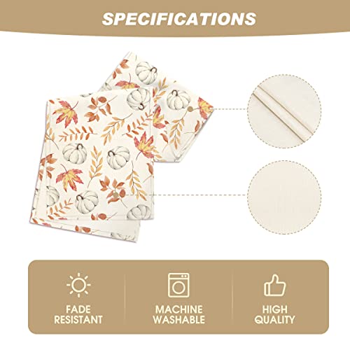 210 GSM Fall Table Runner 13x72 Inch Orange Polyester Home Decor
