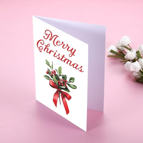 Merry Christmas Greeting Card with Envelopes - For Son & Daughter-in-Law, Holiday Season Card - Variation: Merry Christmas Gifts