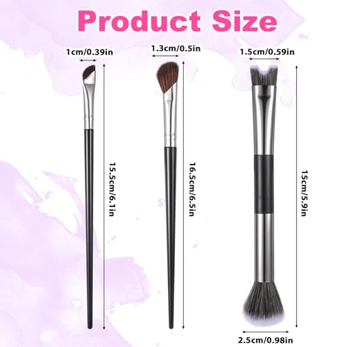 Dual-End Contour Nose Brush - 2-in-1 U-Shaped Sculpting & Blending Tool