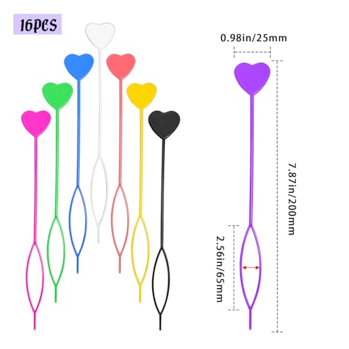 16-Piece Quick Topsy Tail Hair Beader and Braiding Loop Tool Kit