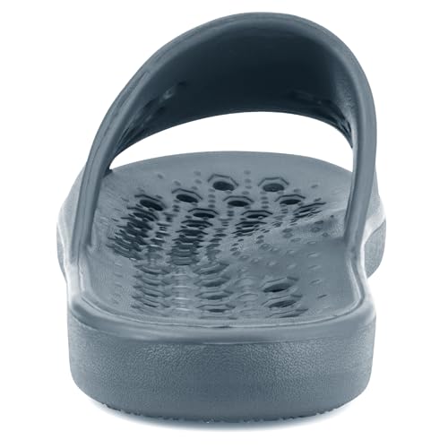 Gaatpot Quick-Dry Shower Sandals - Grey, Women 5.5-6.5 / Men 4.5-5.5
