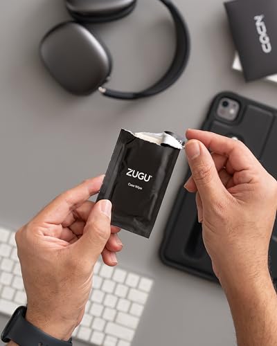 ZUGU Device Cleaning Wipes for Phones & Tablets, 12 Pack