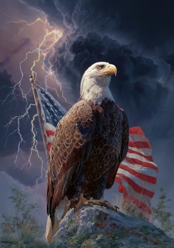 Milila 5D Diamond Painting Kit for Adults - Eagle Canvas Art