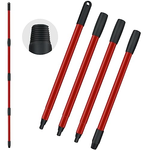 GFRED Adjustable Spin Mop Handle Replacement for Oceda & Broom, 30-58 Inch Iron Mop Stick
