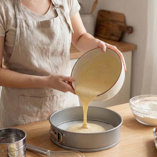 Vivinin 200PCS Non-Stick 9-Inch Parchment Paper Rounds for Baking