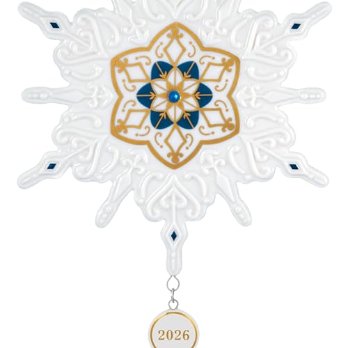 Hallmark Keepsake Christmas Ornament Snowflake 2026 - Festive Holiday Decor