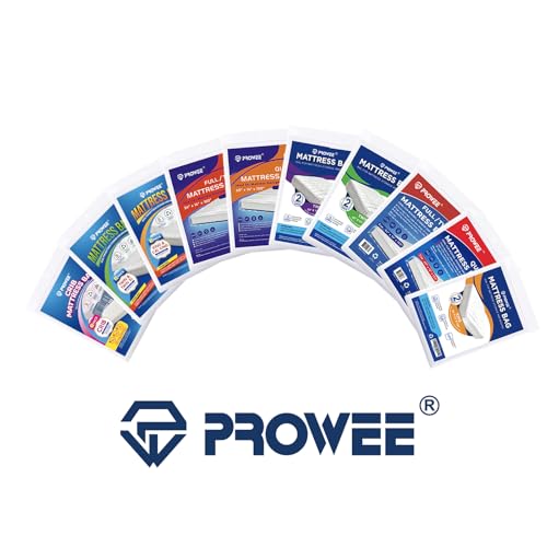 PROWEE Twin Mattress Bags for Moving & Storage - 2 Pack, 1.5 Mil Waterproof