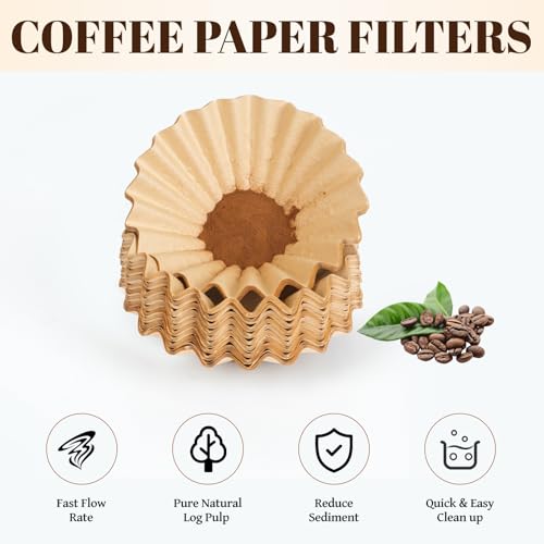 150PCS Disposable Coffee Paper Filters for Ninja PB051 PB041 Coffee Maker