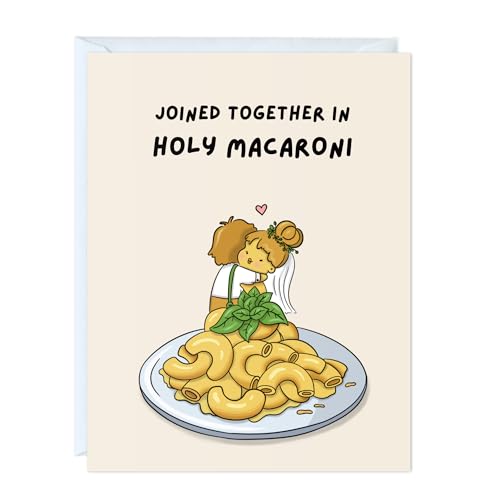 Punny Wedding Card for Bride & Groom - Funny Engagement Greeting