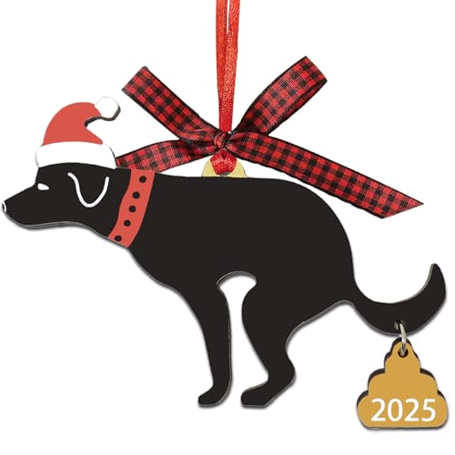 Funny Labrador Christmas Ornament - Handcrafted Dog Tree Decor