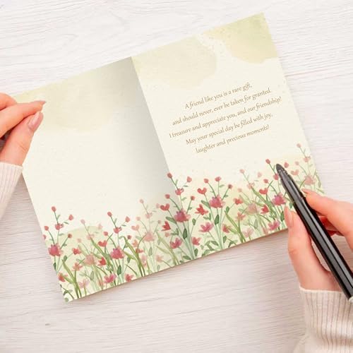 Thoughtful Birthday Card for Best Friends & Special Women
