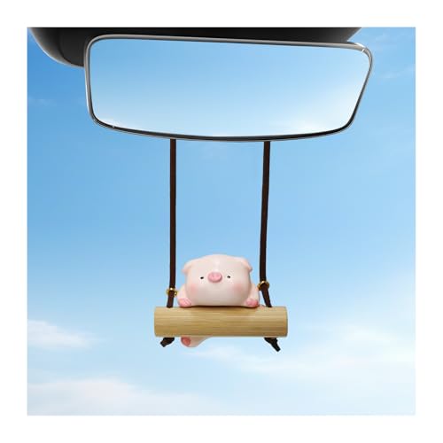Cute Cow Rearview Mirror Hanging Ornament for Cars & SUVs