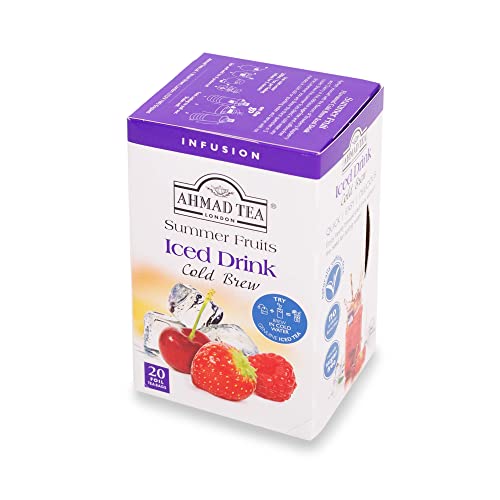 Ahmad Tea Cold Brew Summer Fruits Herbal Tea Bags - 20 Count