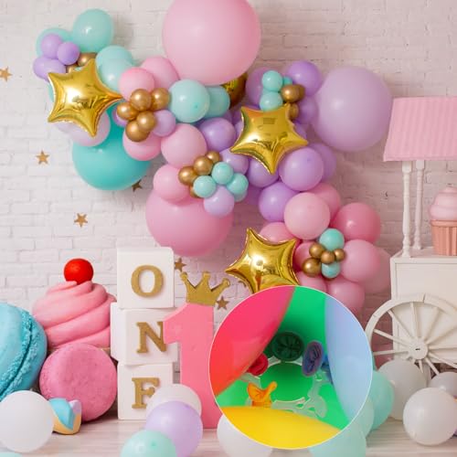 50pcs Balloon Arch Clips - Plastic Tie Backdrop Holders for Wedding & Party Decorations