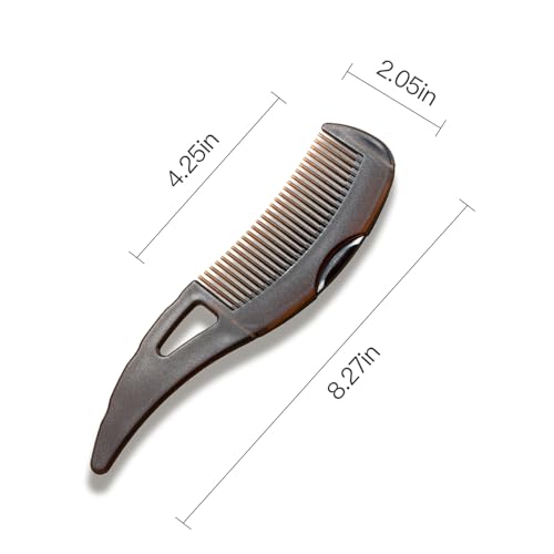 AMZWISH Dandruff Comb Set - Self-Cleaning Scalp Exfoliating Brush