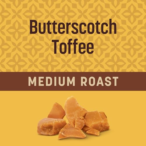 Don Francisco's Butterscotch Toffee Ground Coffee, 10 oz Can (Pack of 2)
