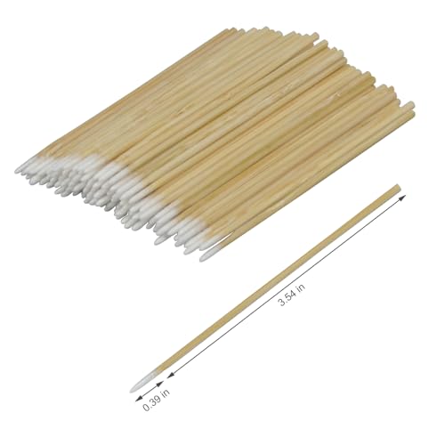 Pointed Cotton Swabs 4 Inch Precision Microblading Swabs 200 Pcs