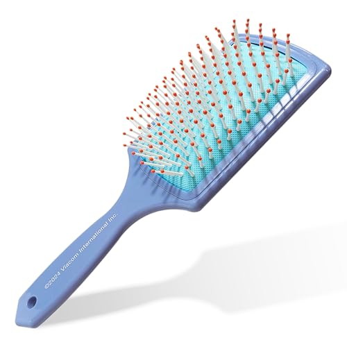 LUV HER Kids Detangling Hair Brush - Rugrats Fun Design for Wet & Dry Hair