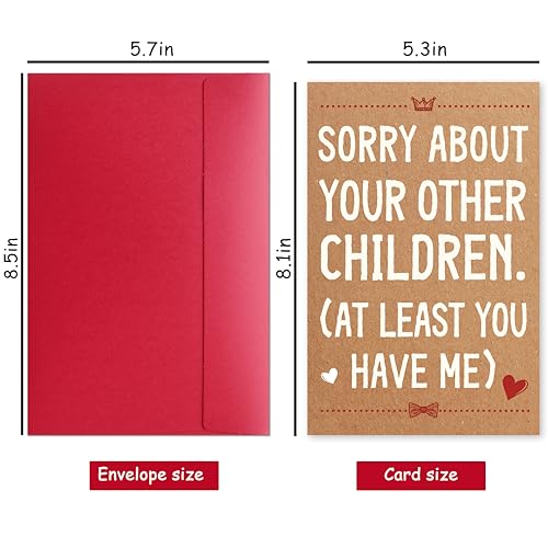 Funny Father's Day Card - Humorous Gift for Dad from Daughter or Son