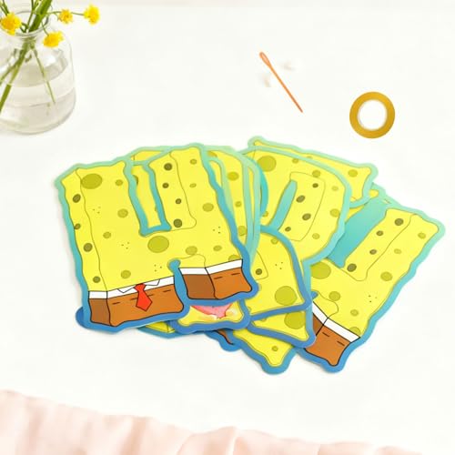Cartoon Yellow Happy Birthday Banner - Fun Party Decoration