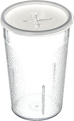 Carlisle 5 oz. Stackable Shatter-Resistant Plastic Tumblers, Clear (6-Pack)
