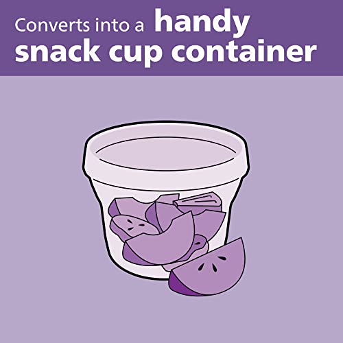Philips Avent Formula Dispenser & Snack Cup - BPA Free, Grey (Pack of 2)