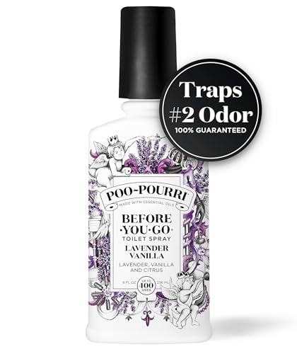 Poo-Pourri Lavender Vanilla 8oz Toilet Spray - Odor Eliminator