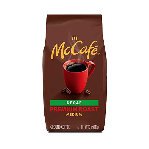 McCafe Premium Roast Decaf Ground Coffee, 12 oz Bag (Pack of 2)
