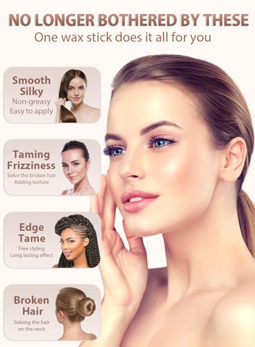 Hair Wax Stick for Flyaways, Edge Control & Smoothing Pomade