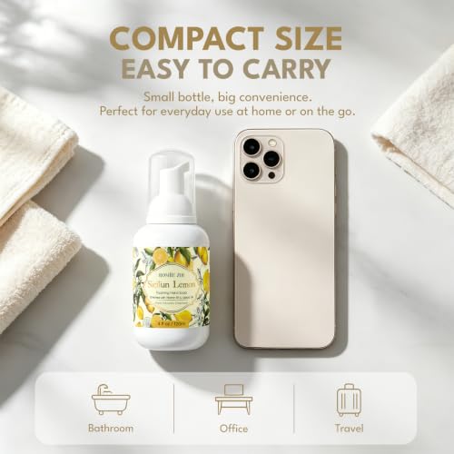 ROMIIE ZOI Foaming Hand Soap Sicilian Lemon 4 oz Travel Size