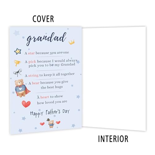 Father's Day Card for Grandpa - Funny Message Card by Blumon