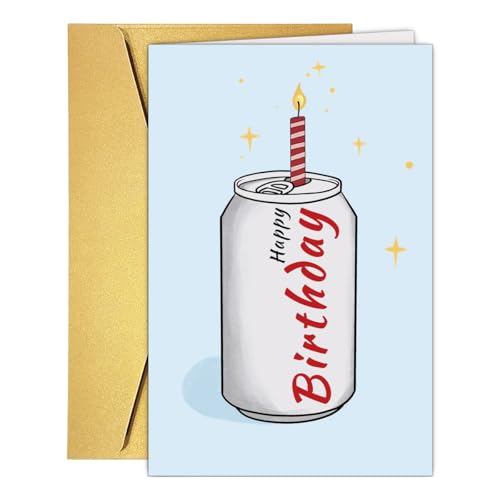 Funny Coke Birthday Card - Humorous Gift for Coke Lovers