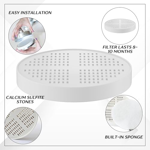 Dechlorinating Shower Filter Replacement for Reign Shower Head