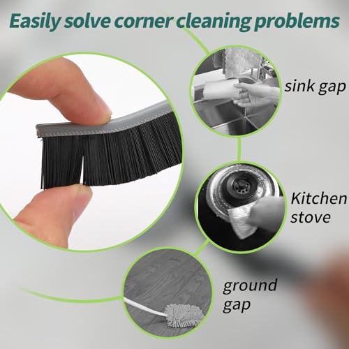 9-Piece Crevice Cleaning Brush Set for Hard-to-Reach Gaps