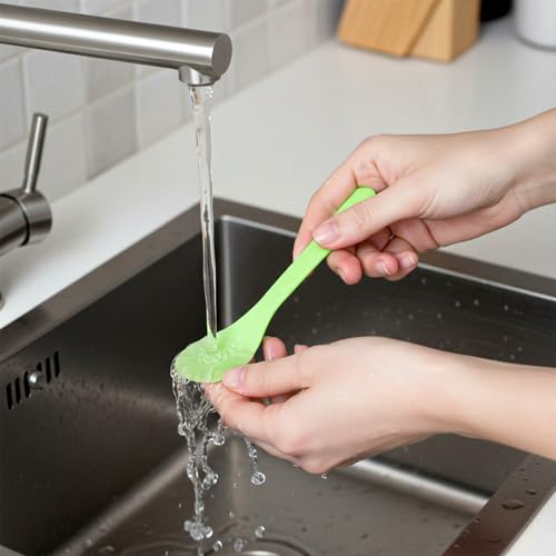 20Pcs Makeup Spatula Scoops - Reusable Plastic Cosmetic Cream & Mask Spoons