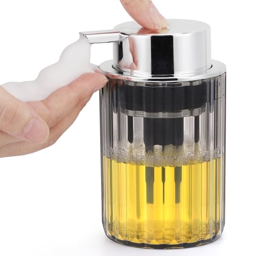 Segbeauty Foam Soap Dispenser - 10.1oz Refillable Plastic Pump for Bathroom