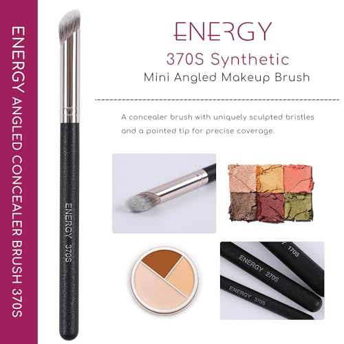 ENERGY Angled Under Eye Concealer Brush - Dense Vegan Makeup Brush