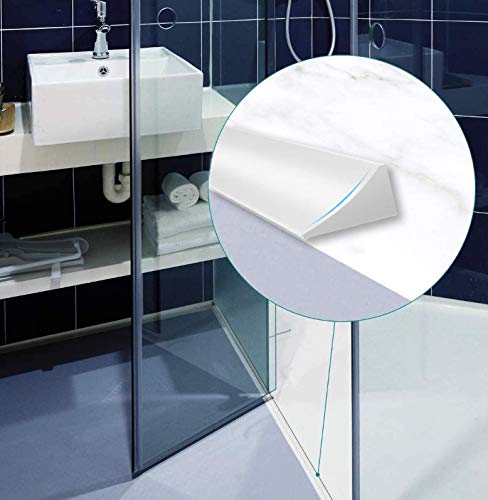 39 Inch Black Silicone Water Guard for Kitchen Sink - Splash & Leak Barrier