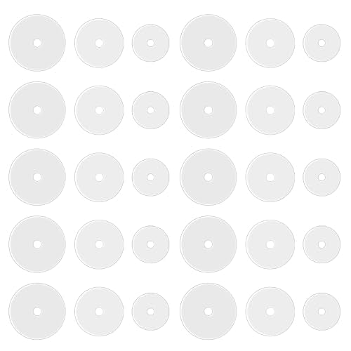 Clear Piercing Discs for Healing Bumps & Keloids - 30 Pcs Silicone Pads