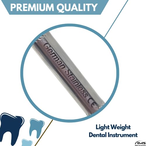 IMED SCIENTIFIC Stainless Steel Dental Pick and Plaque Remover Scaler