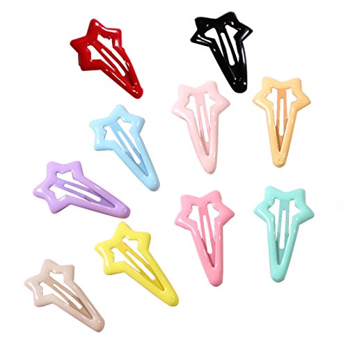 DEVILMAYCARE 10pcs Colorful Duckbill Hair Clips 2 Inch Non-Slip Salon Sectioning Hairpins for Styling