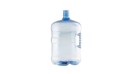 New Wave Enviro BPA Free PET Bottle, 5-Gallon Capacity, Crown Top (cap not included), Designed for Durability with Integrated Handle