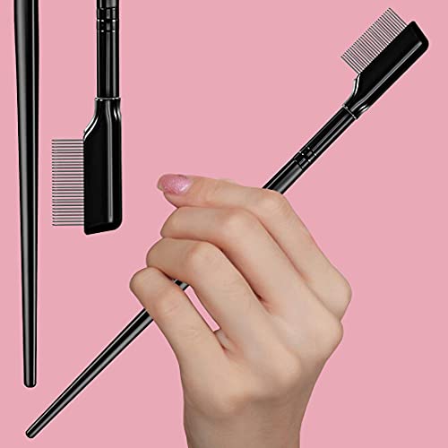 GAOSENLONK 2-Piece Metal Teeth Eyelash Separator and Comb Set
