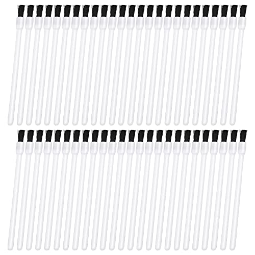 Prasacco 50 Pcs Disposable Lip Brushes and Nail Polish Wands, White