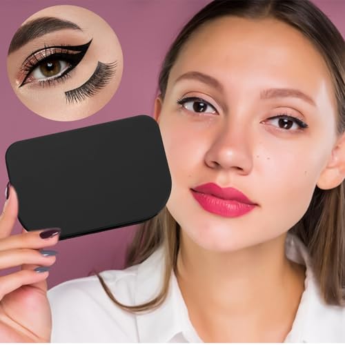 3-Pair False Eyelash Storage Case with Mirror, Portable Travel Lash Organizer