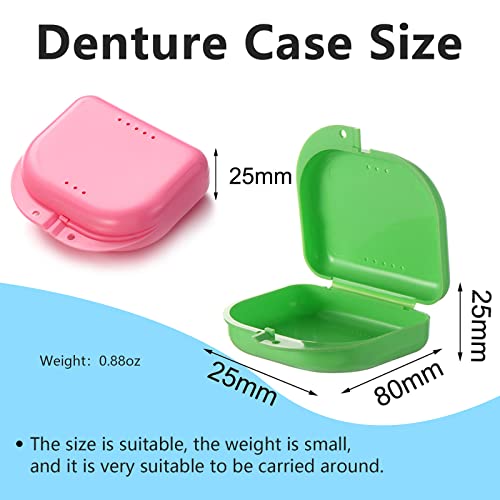 Ceonam Orthodontic Retainer Case 2 Pack - Ventilated Mouthguard Box